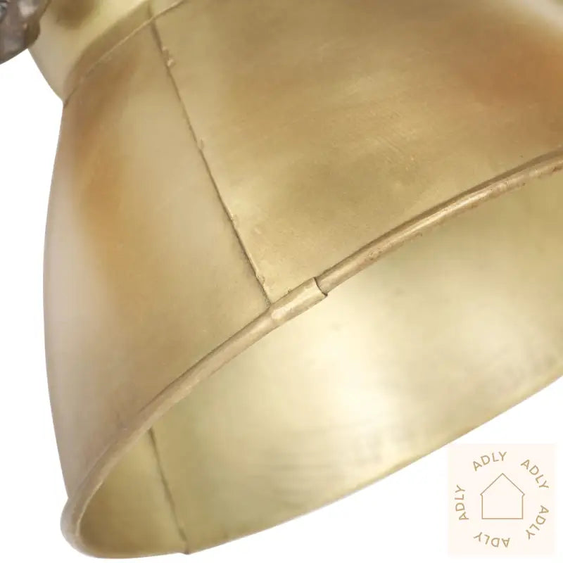 Industriell Vegglampe Messing 45X25 Cm E27