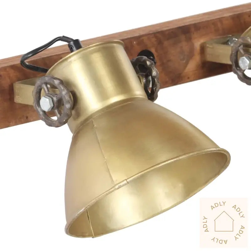 Industriell Vegglampe Messing 45X25 Cm E27
