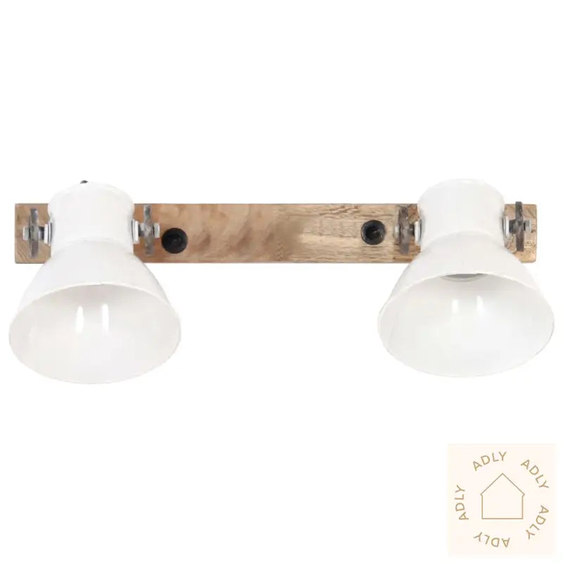 Industriell Vegglampe Hvit 45X25 Cm E27