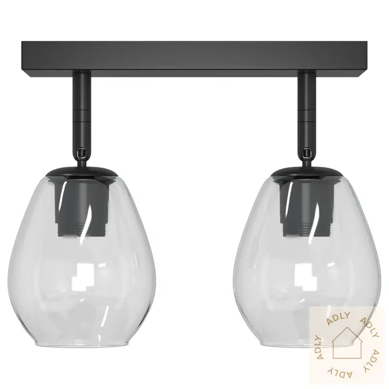 Taklamper Med Justerbar Glasskjerm Anthracite E27