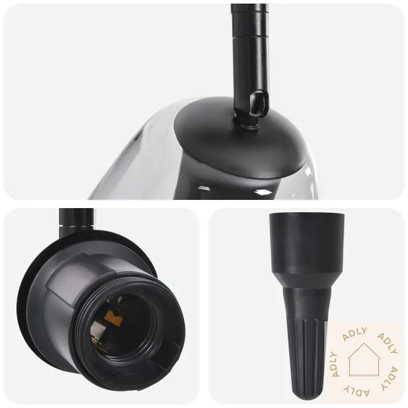 Taklamper Med Justerbar Glasskjerm Anthracite E27