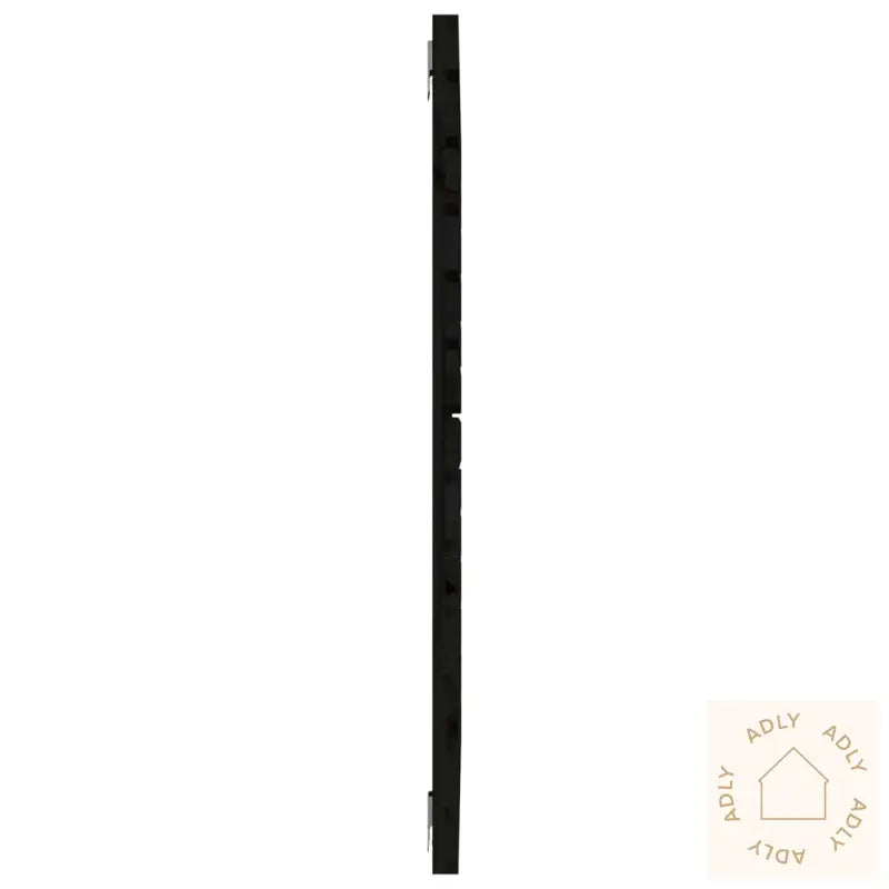 Veggmontert Sengegavl Svart 81X3X91,5 Cm Heltre Furu