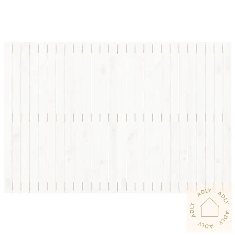 Veggmontert Sengegavl Hvit 166X3X110 Cm Heltre Furu