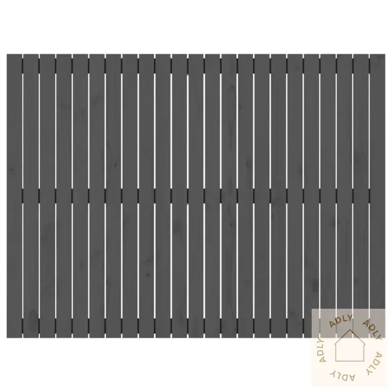 Veggmontert Hodegavl Grå 146,5X3X110 Cm Heltre Furu