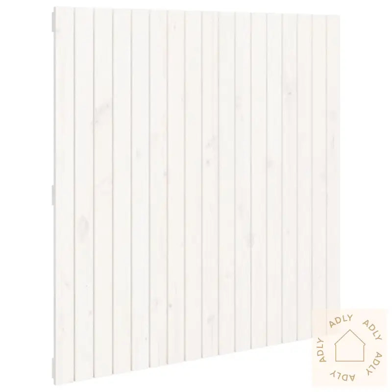 Veggmontert Sengegavl Hvit 108X3X110 Cm Heltre Furu
