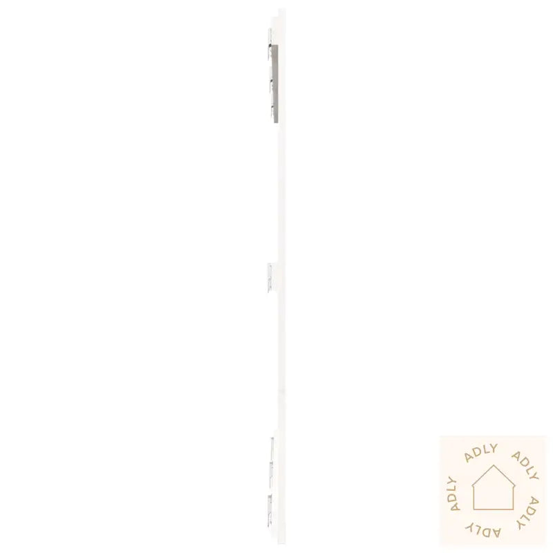 Veggmontert Sengegavl Hvit 146,5X3X110 Cm Heltre Furu