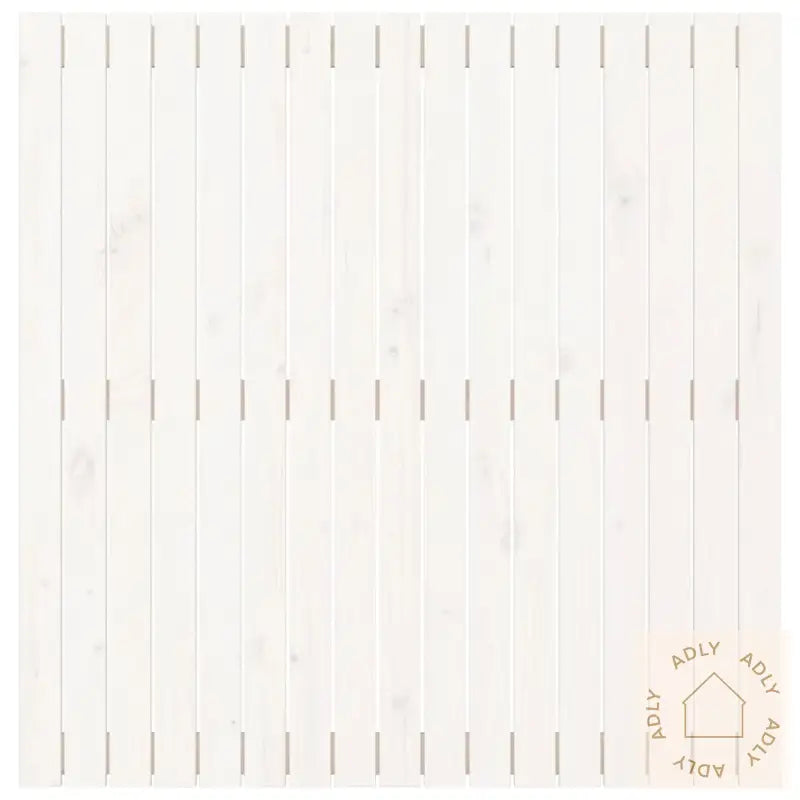 Veggmontert Sengegavl Hvit 108X3X110 Cm Heltre Furu