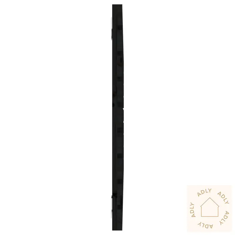 Veggmontert Sengegavl Svart 96X3X63 Cm Heltre Furu