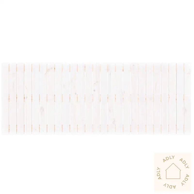 Veggmontert Sengegavl Hvit 159,5X3X60 Cm Heltre Furu
