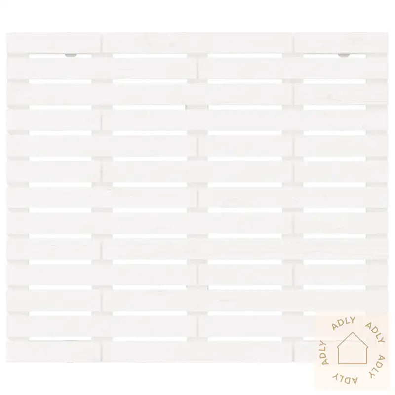 Veggmontert Sengegavl Hvit 96X3X91,5 Cm Heltre Furu
