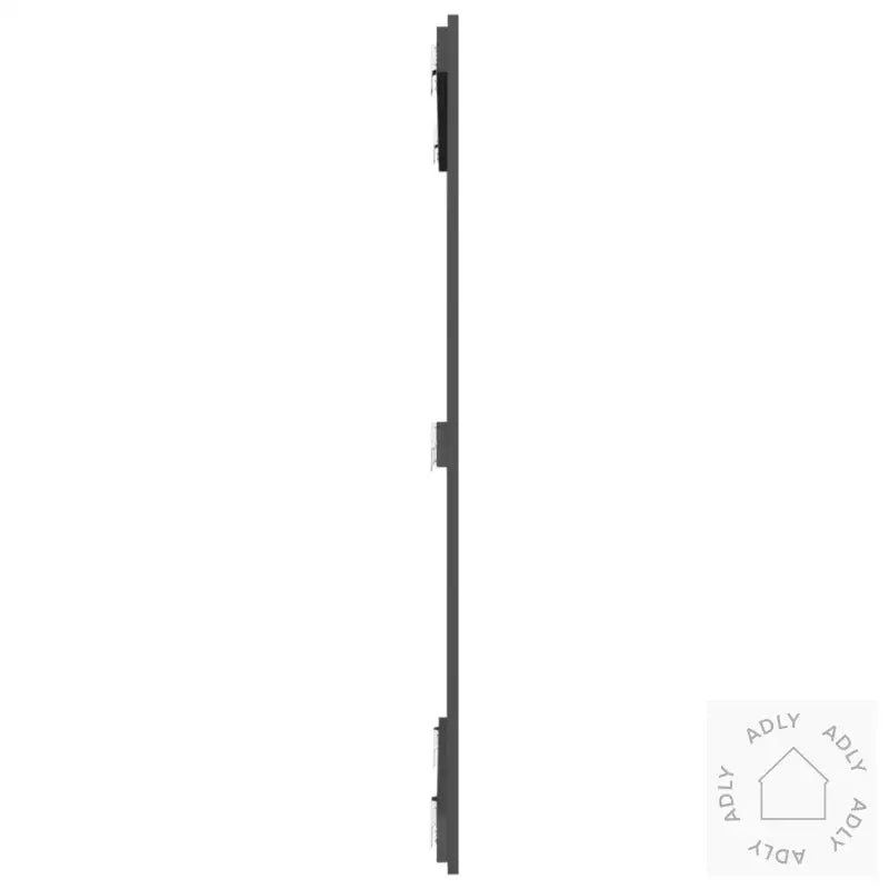 Veggmontert Sengegavl Grå 108X3X110 Cm Heltre Furu