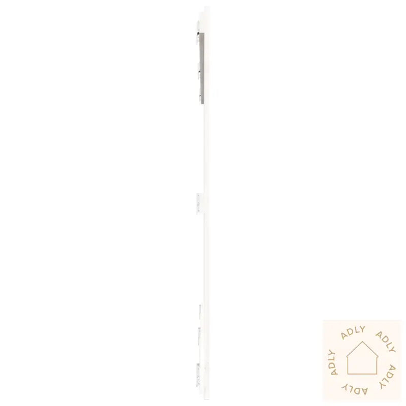 Veggmontert Sengegavl Hvit 204X3X110 Cm Heltre Furu