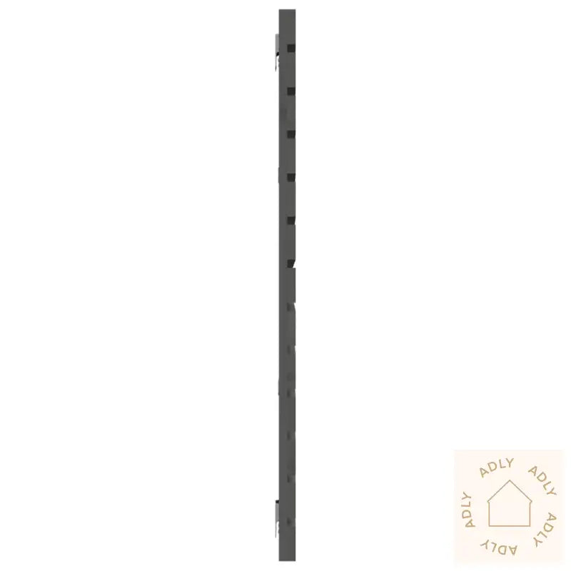 Veggmontert Sengegavl Grå 166X3X91,5 Cm Heltre Furu
