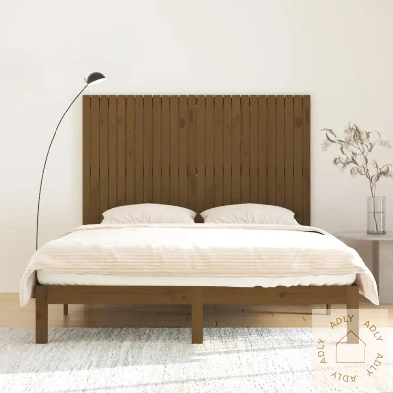 Veggmontert Hodegavl Honningbrun 166X3X110 Cm Heltre Furu