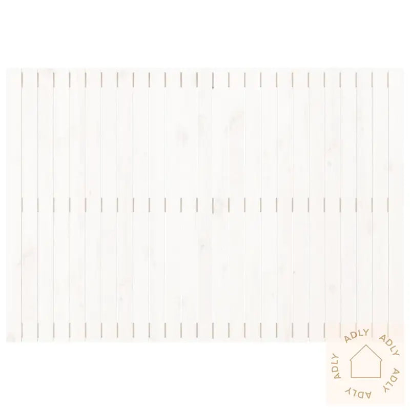 Veggmontert Sengegavl Hvit 159,5X3X110 Cm Heltre Furu