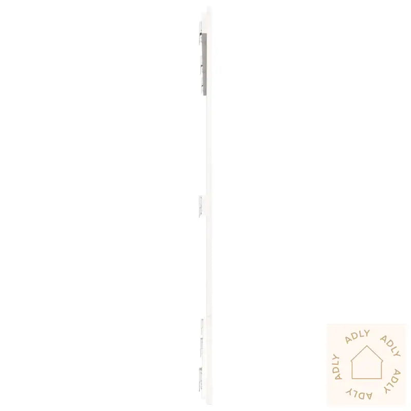 Veggmontert Sengegavl Hvit 159,5X3X110 Cm Heltre Furu