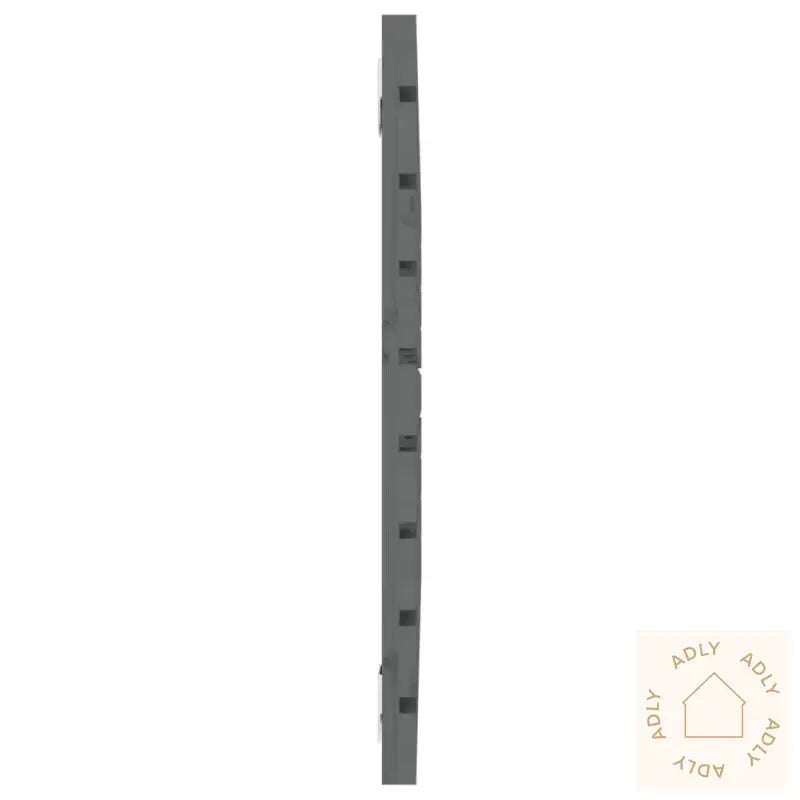 Veggmontert Sengegavl Grå 106X3X63 Cm Heltre Furu