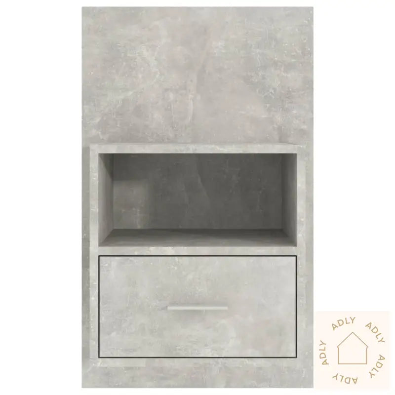 Veggmontert Nattbord Betonggrå