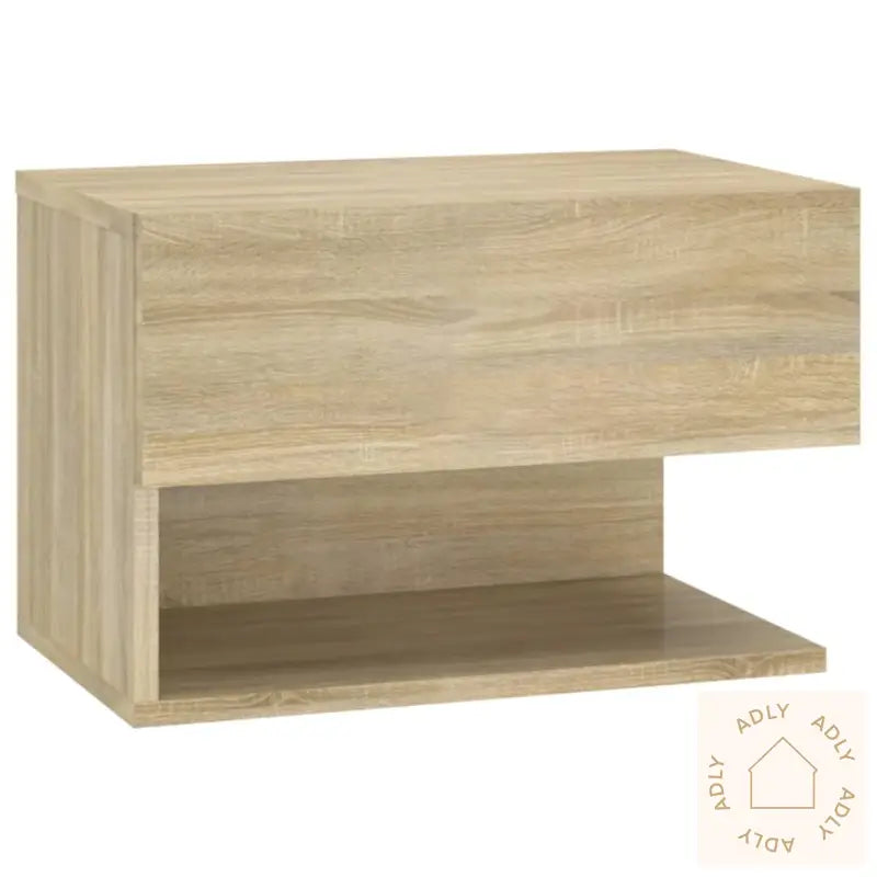 Veggmonterte Nattbord 2 Stk Sonoma Oak