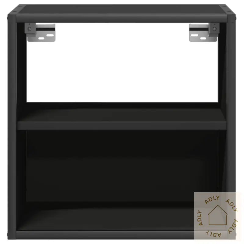 Veggmonterte Nattbord 2 Stk Svart 40X31X39,5 Cm