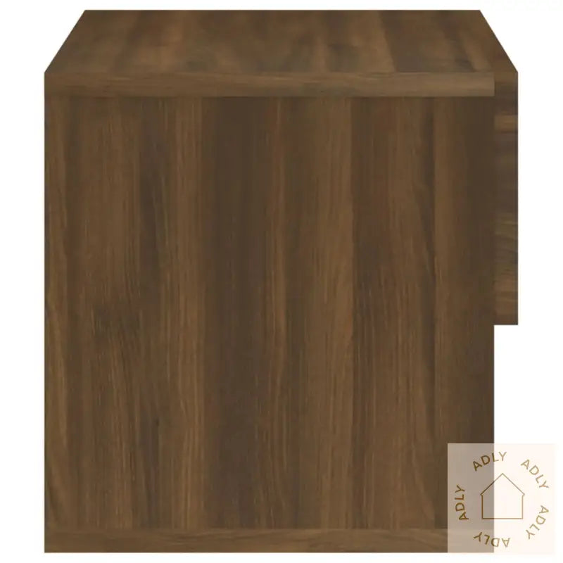 Veggmonterte Nattbord 2 Stk Brun Eik