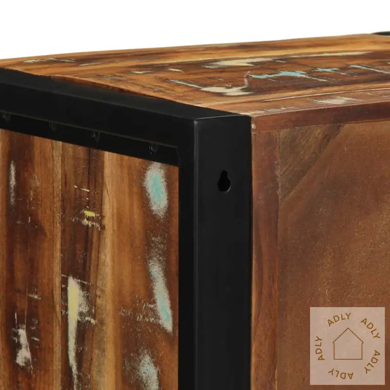 Nattbord 2 Stk Flerfarget 40X35X40 Cm Gjenvunnet Heltre