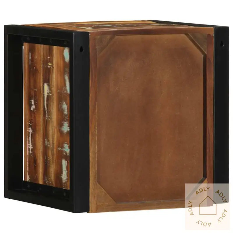 Nattbord 2 Stk Flerfarget 40X35X40 Cm Gjenvunnet Heltre