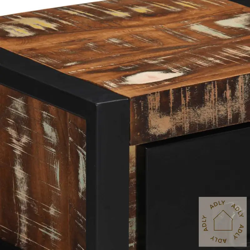 Nattbord Flerfarget 40X35X25 Cm Gjenvunnet Heltre