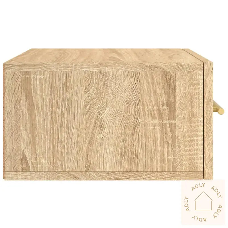 Veggmontert Nattbord 2 Stk Sonoma Eik 35X35X20 Cm