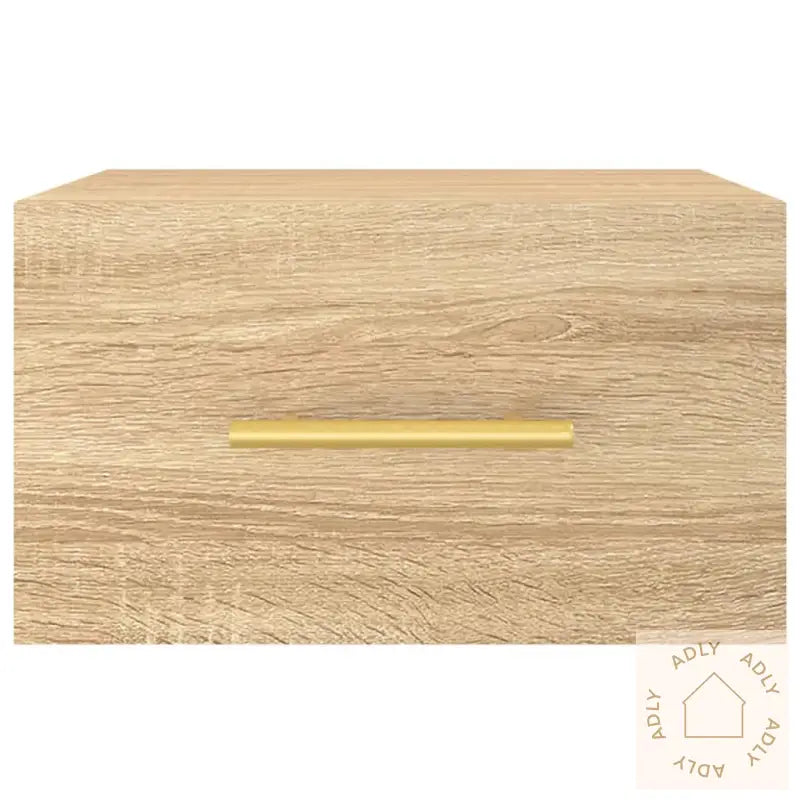Veggmontert Nattbord 2 Stk Sonoma Eik 35X35X20 Cm