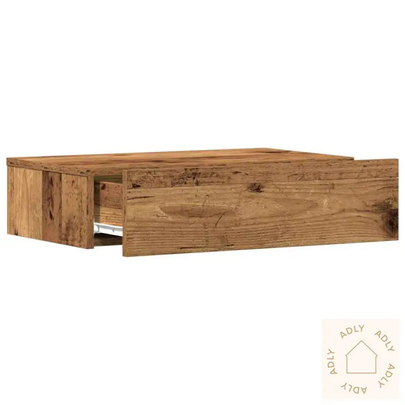 Nattbord Gammelt Tre 60X35 Cm Konstruert Tre