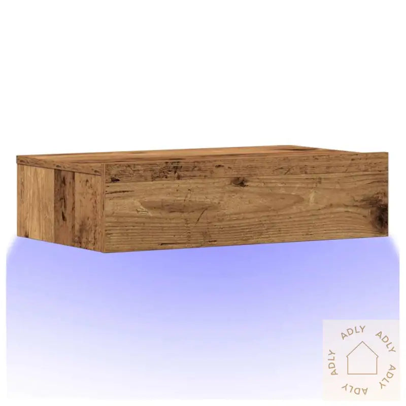 Nattbord Gammelt Tre 60X35 Cm Konstruert Tre