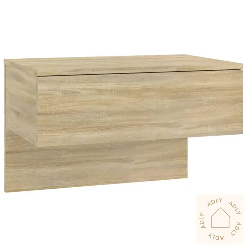 Veggmonterte Nattbord 2 Stk Sonoma Oak