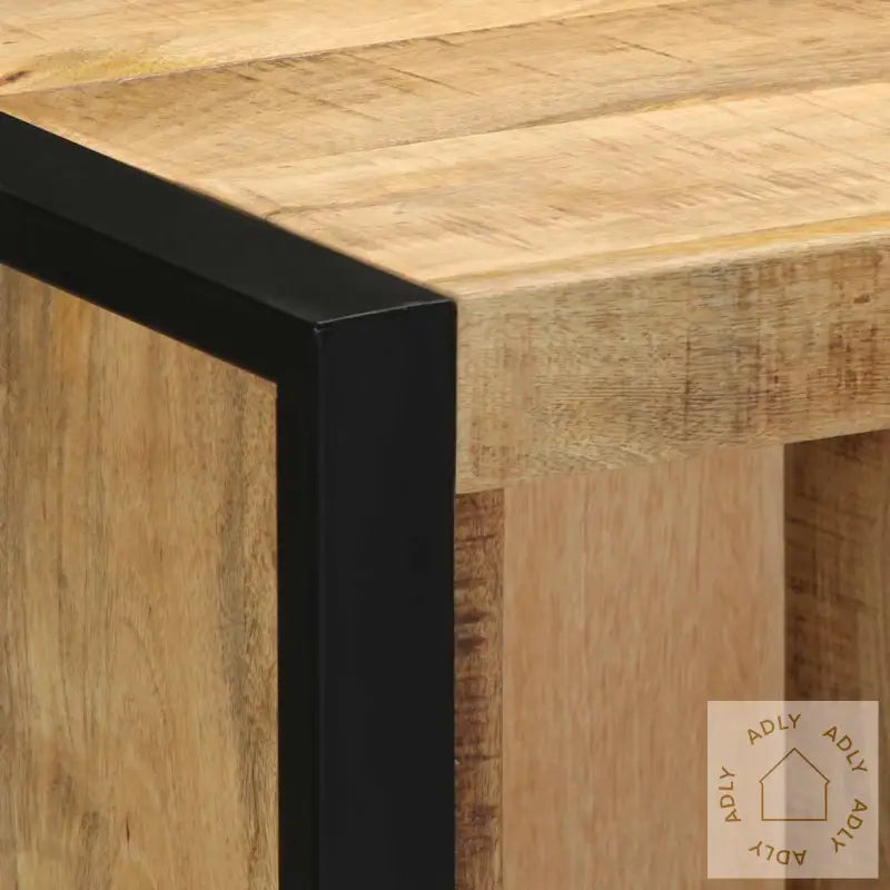 Nattskap 2 Stk 40X35X40 Cm Grovt Heltre Mangotre
