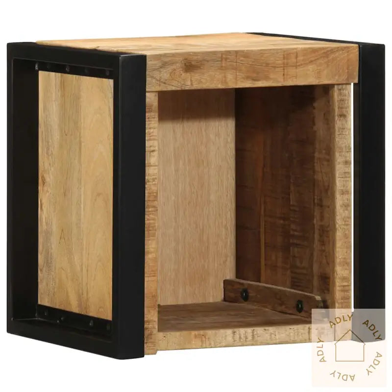 Nattskap 2 Stk 40X35X40 Cm Grovt Heltre Mangotre