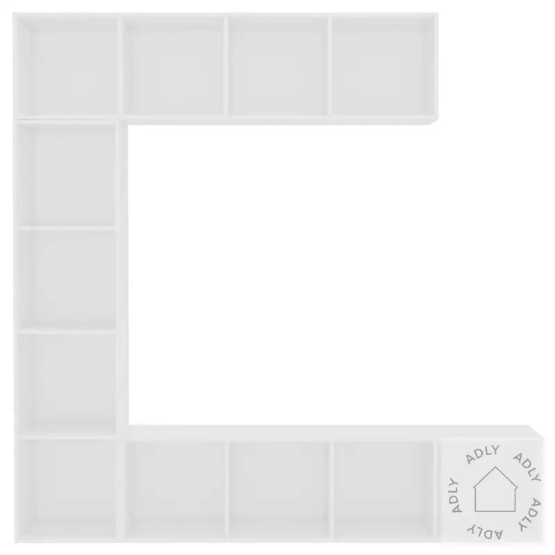 Skapsett 3-Deler Hvit 180X30X180 Cm