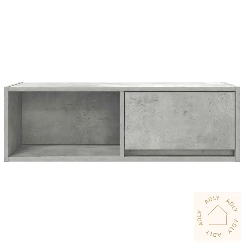 Tv-Benk Betonggrå 80X31X25,5 Cm Konstruert Tre