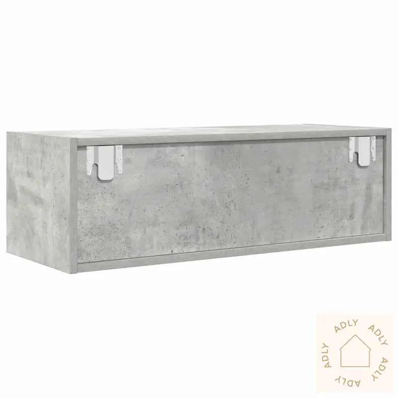 Tv-Benk Betonggrå 80X31X25,5 Cm Konstruert Tre
