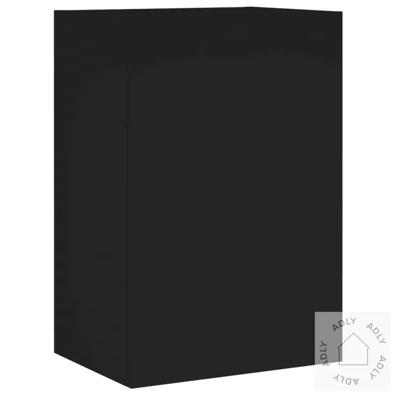 Vegghengt Tv-Benk Svart 40,5X30X60 Cm Konstruert Tre