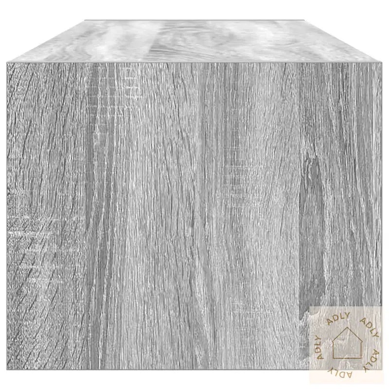 Tv-Benk Grå Sonoma Eik 100X31X25,5 Cm Konstruert Tre