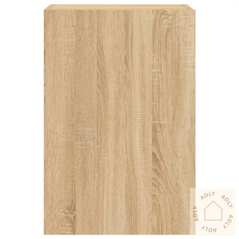 Vegghengt Tv-Benk Sonoma Eik 40,5X30X60 Cm Konstruert Tre