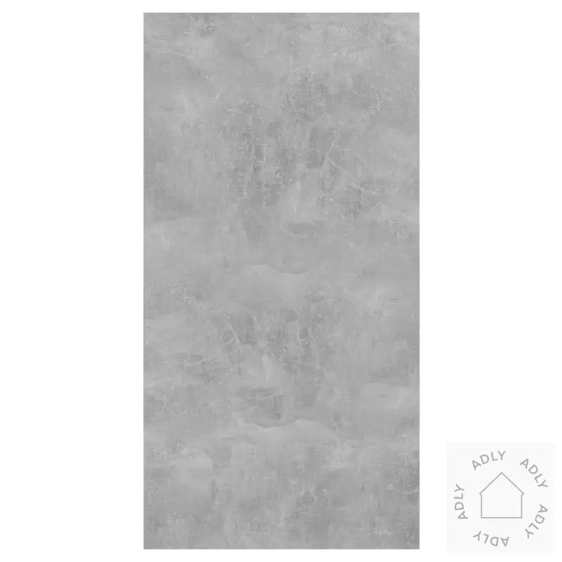 Vegghengt Tv-Benk Betonggrå 37X37X72 Cm Konstruert Tre