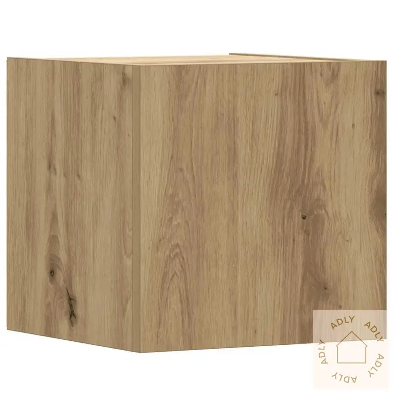 Tv-Skapsett 6 Deler Veggmontert Artisan Eik Konstruert Tre