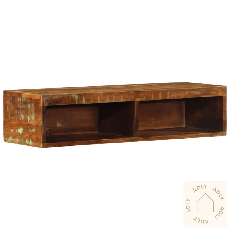 Veggmontert Tv-Benk 80X30X19 Cm Gjenvunnet Heltre