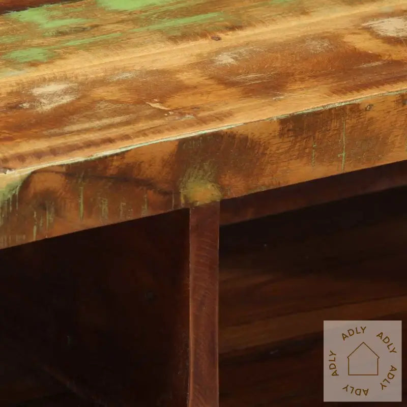 Veggmontert Tv-Benk 80X30X19 Cm Gjenvunnet Heltre