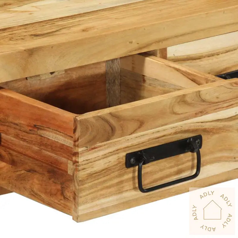 Veggmontert Tv-Benk 60X30X19 Cm Heltre Akasie