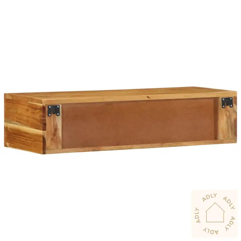 Veggmontert Tv-Benk 80X30X19 Cm Heltre Akasie