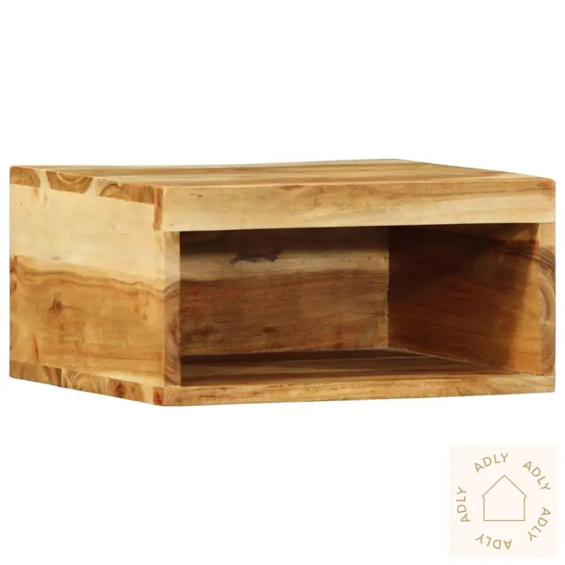 Veggmontert Tv-Benk 40X30X19 Cm Heltre Akasie