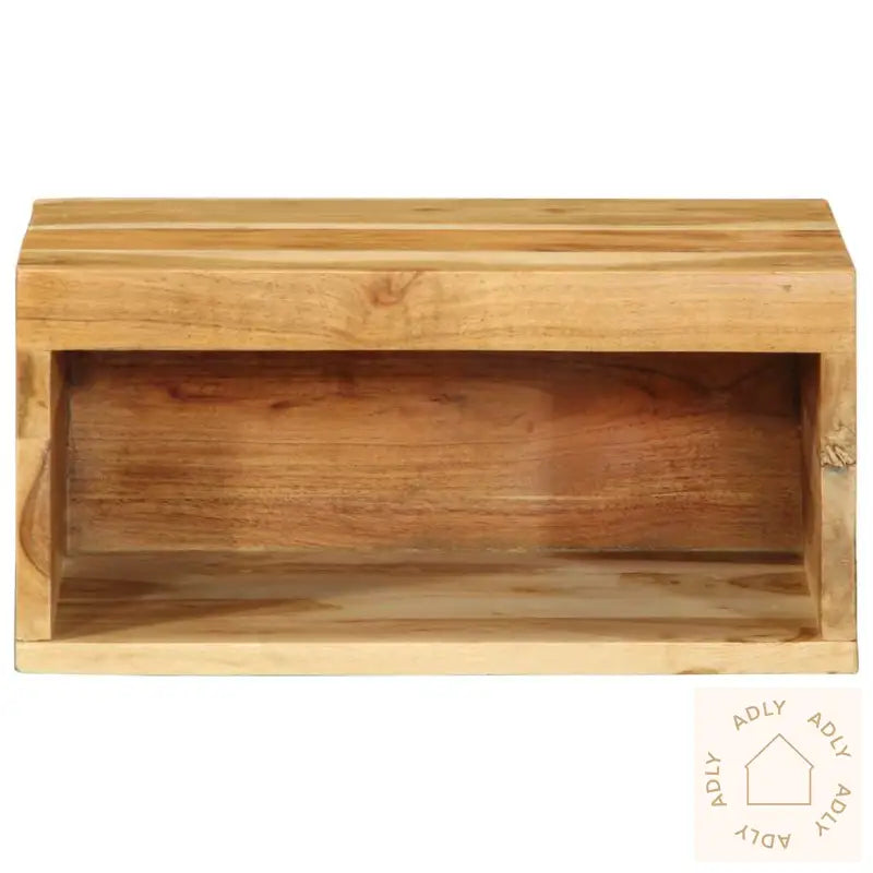 Veggmontert Tv-Benk 40X30X19 Cm Heltre Akasie
