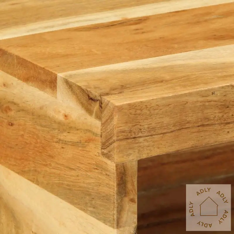 Veggmontert Tv-Benk 40X30X19 Cm Heltre Akasie